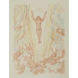 James ENSOR (1860-1949), lithograph from Scènes de la vie du Christ, XXVIII, L'Ascension 1921, from