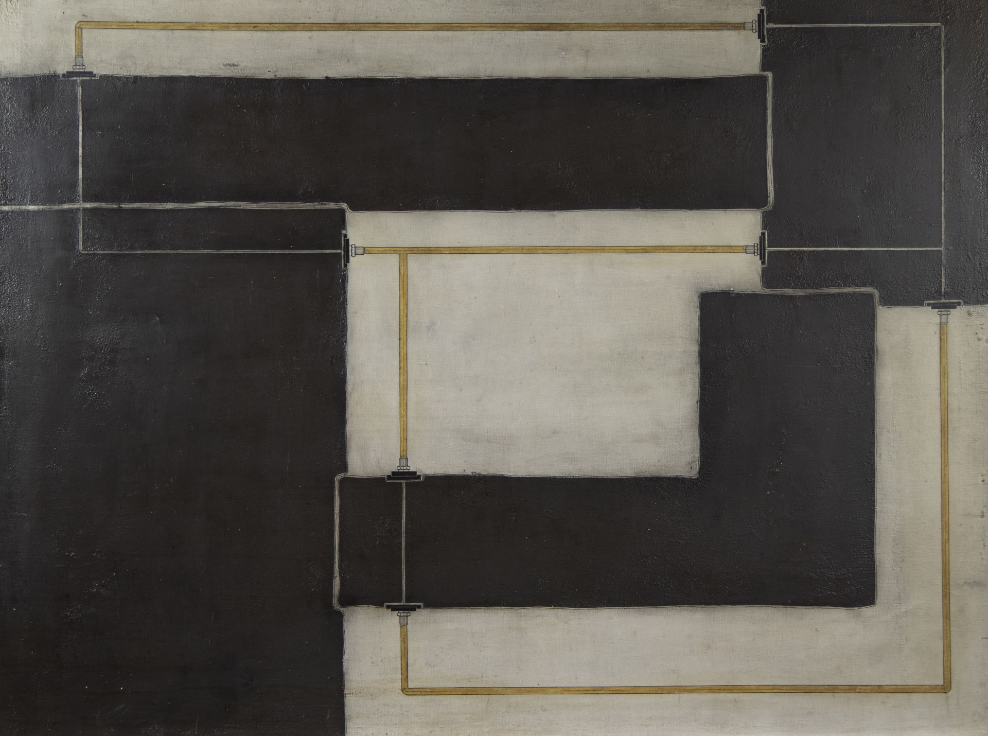 Yves VELTER (1967), oil on canvas Untitled, signed and dated 1997