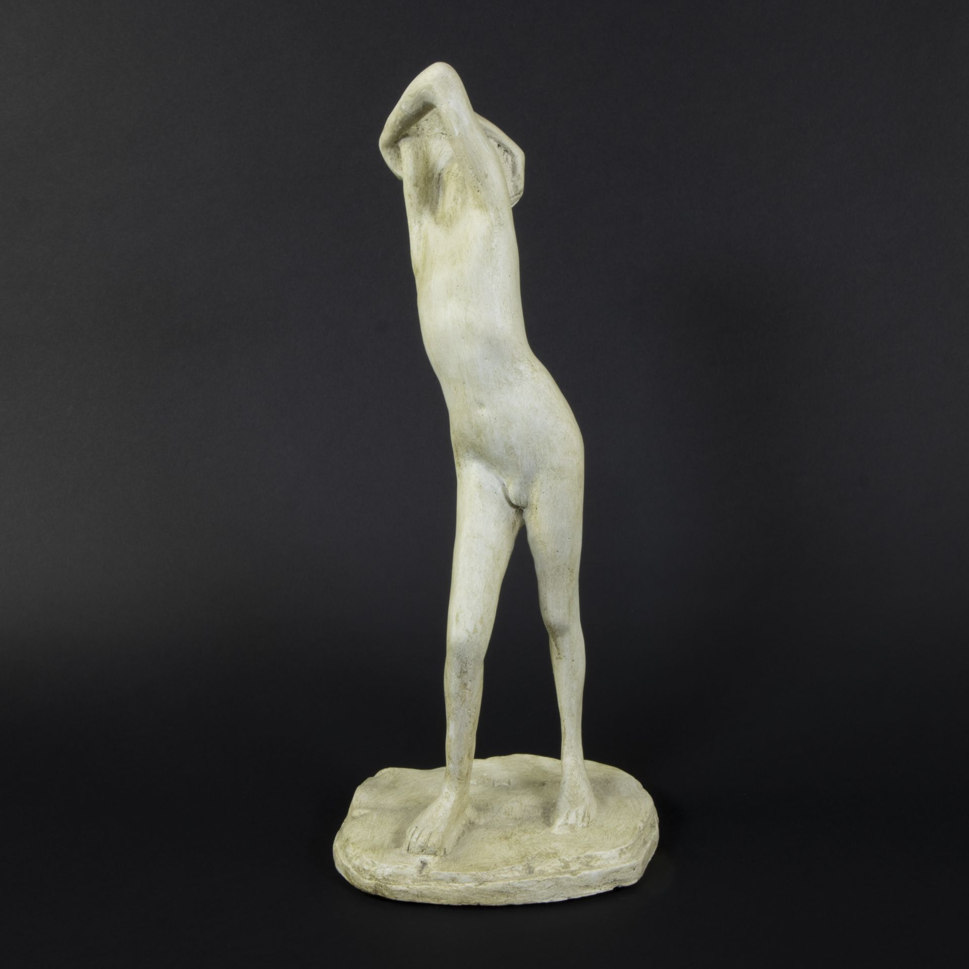 George MINNE (1866-1941), patinated plaster Adolescent, signed - Bild 2 aus 8