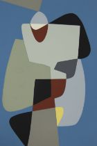 Jean RETS (1910-1998), colour screenprint Untitled (1954), signed