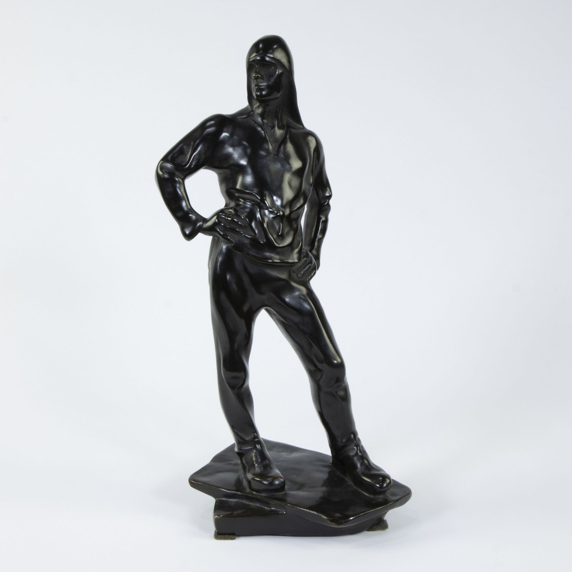 Constantin Emile MEUNIER (1831-1905), bronze Le Débardeur, signed