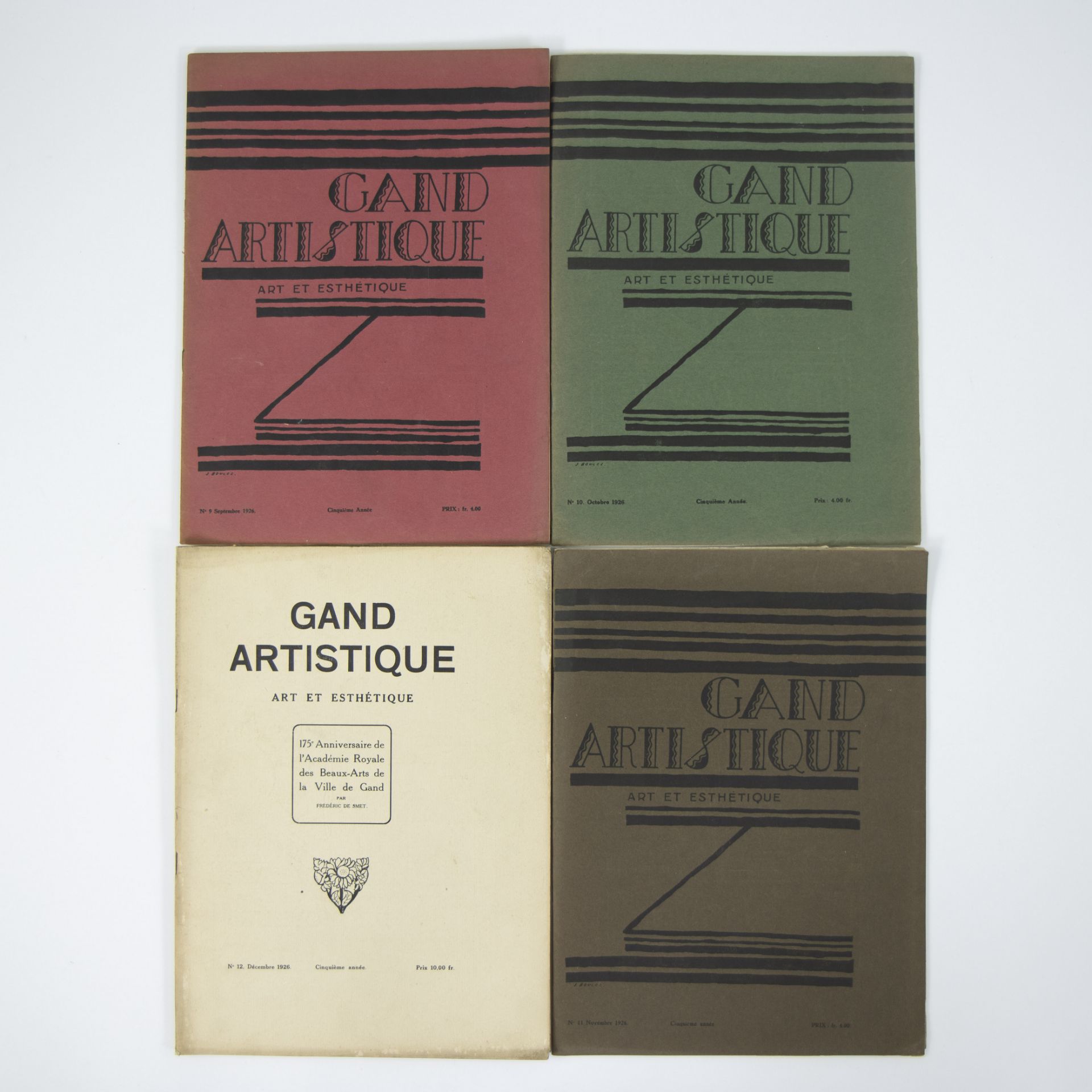 Art magazine GAND ARTISTIQUE volume 1926 (12 volumes) - Bild 2 aus 3
