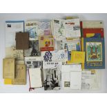 Collection of documentation on Paul Cox, poetry book with art prints, logbooks and documentation scr