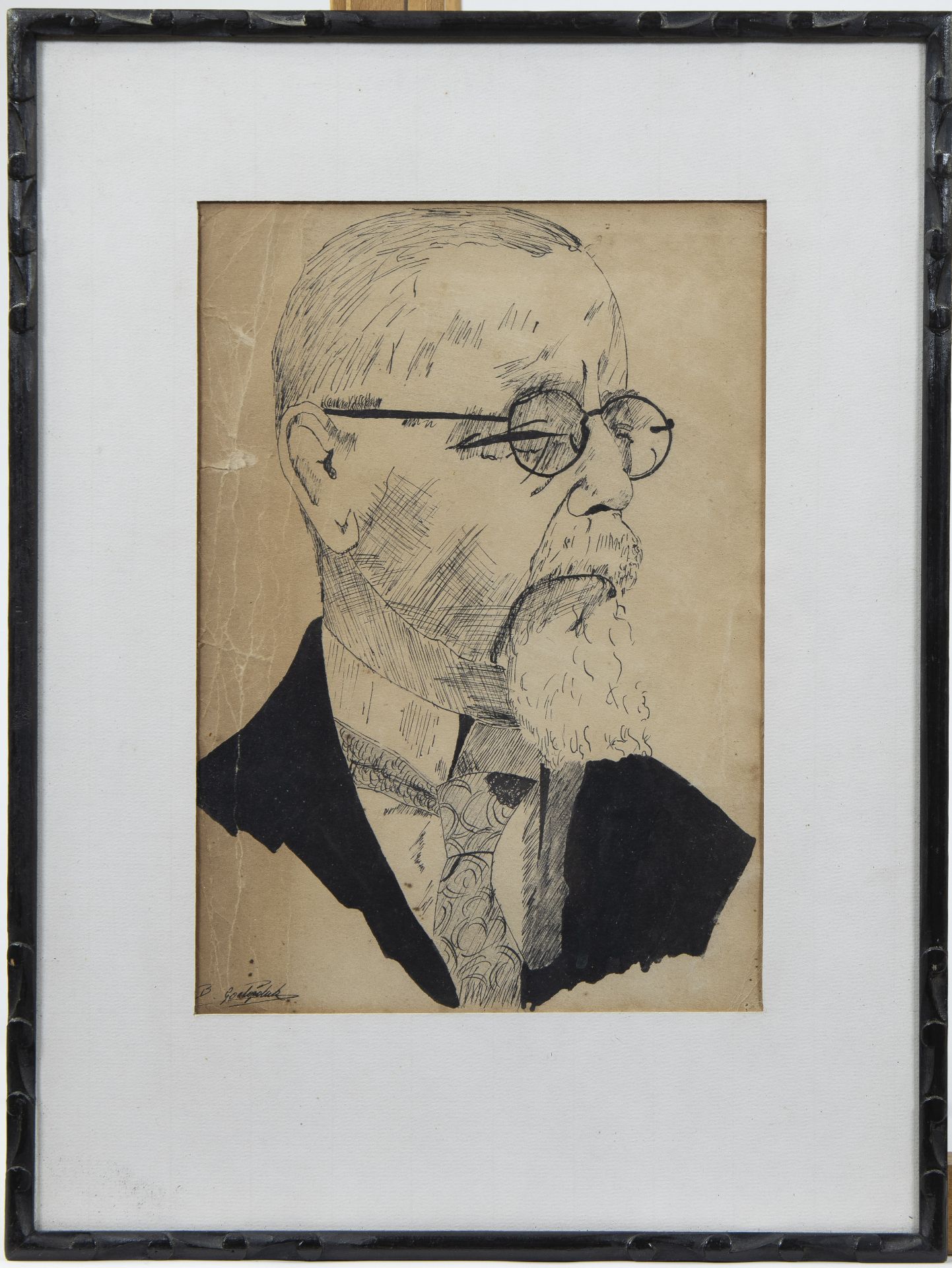 Collection of drawings, portrait of Kamiel Huysmans '32, pencil drawing Albert Troost and charcoal K - Bild 5 aus 10