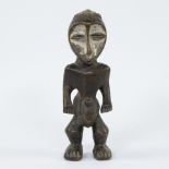 LUBA power figure with kaolin, Congo, circa 1950-'60