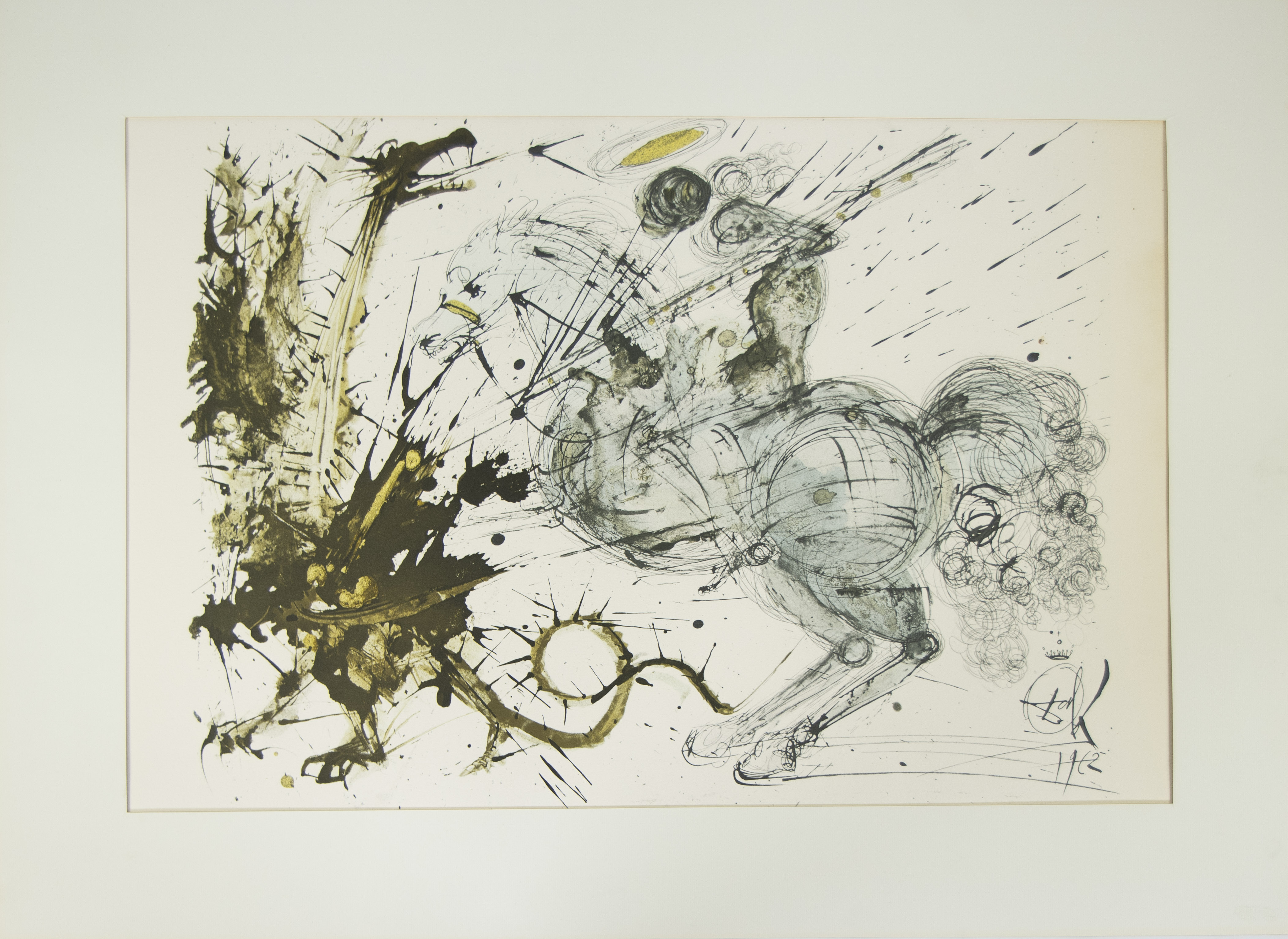 Salvador DALI (1904-1989), colour lithograph St. Georges et le Dragon, numbered 449/2500 and signed - Image 2 of 4