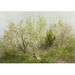 Xavier DE COCK (1818-1896), oil on canvas 'Le Printemps', signed and dated 1895