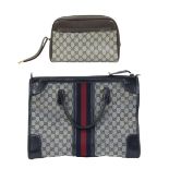 Gucci travel bag and pouch