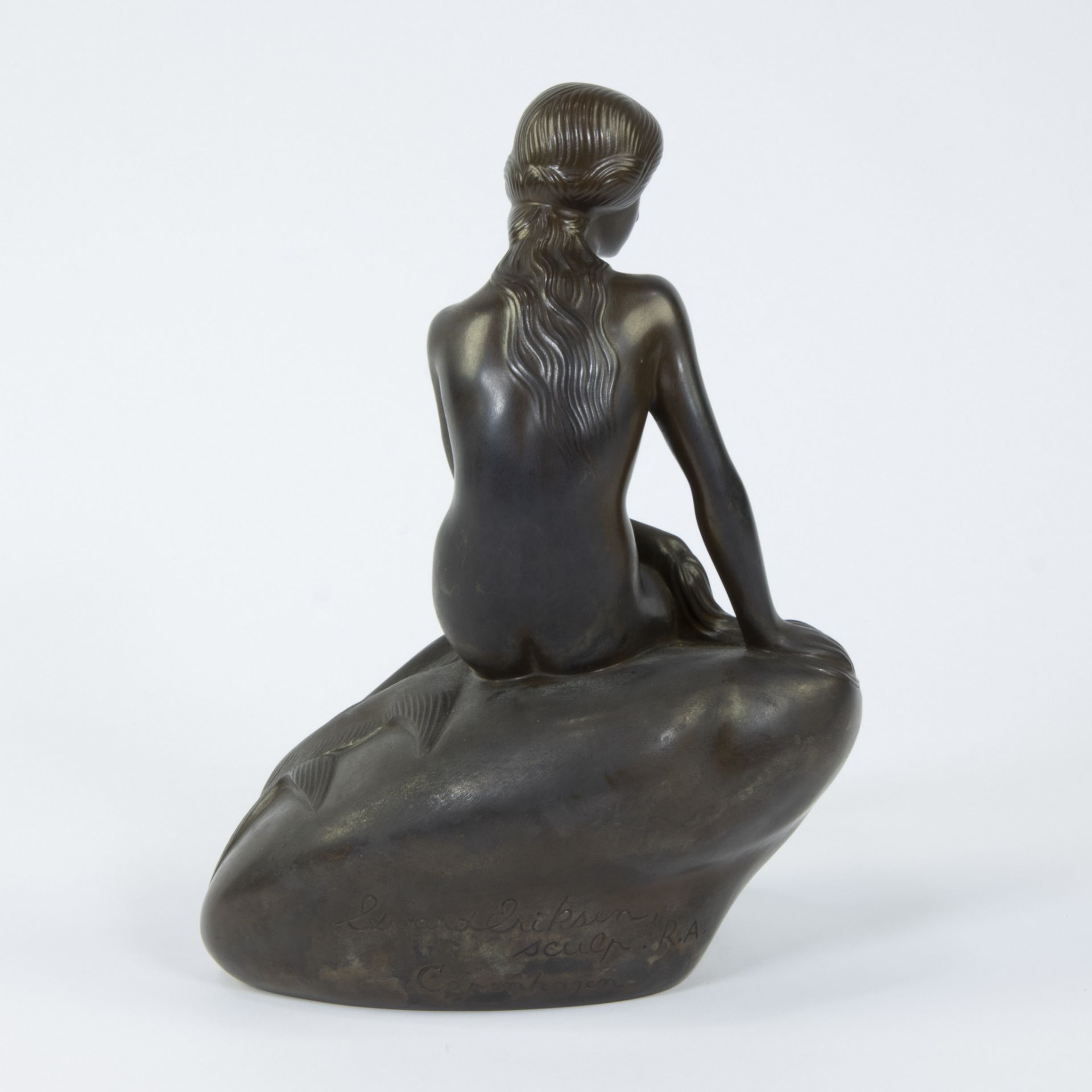 Edvard ERIKSEN (1876-1959), bronze sculpture The Little Mermaid, signed - Image 3 of 5