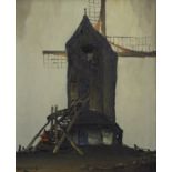 Piet LIPPENS (1890-1981), oil on canvas Mill, signed