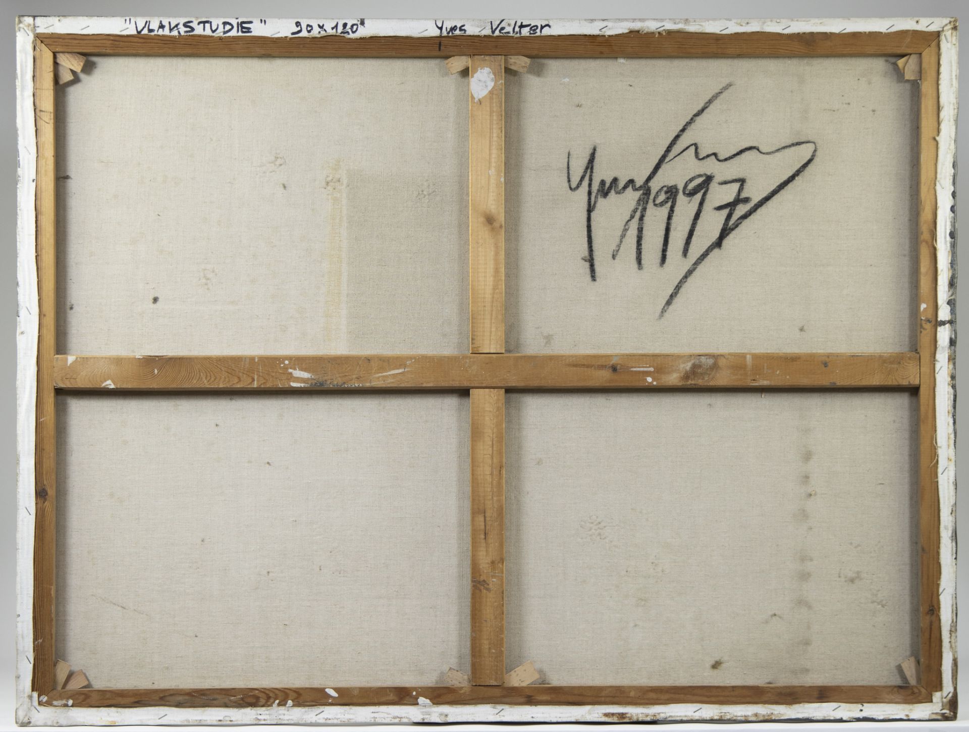 Yves VELTER (1967), oil on canvas Untitled, signed and dated 1997 - Image 3 of 4