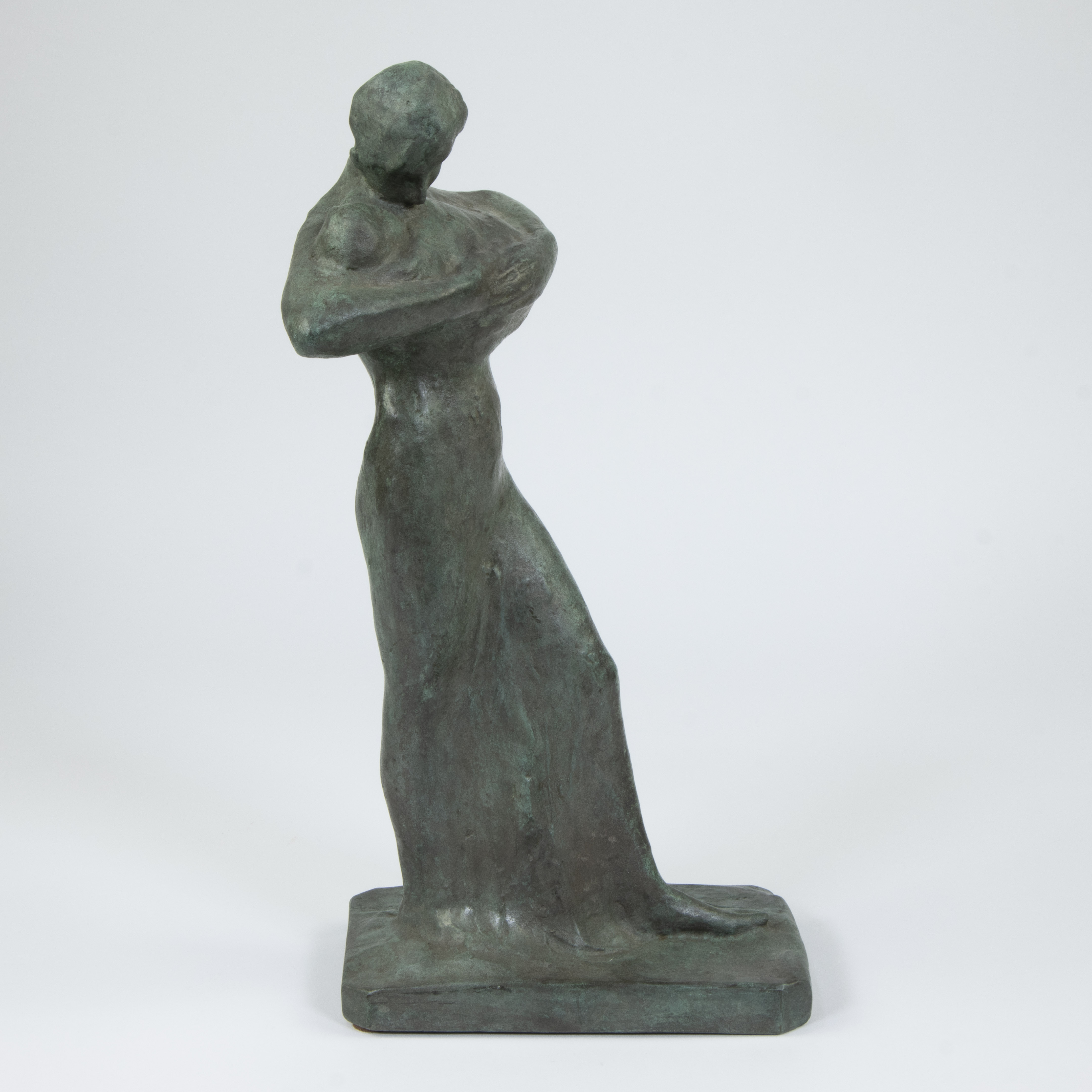 George MINNE (1866-1941), bronze Mother and child, signed and dated 1928 - Image 6 of 8