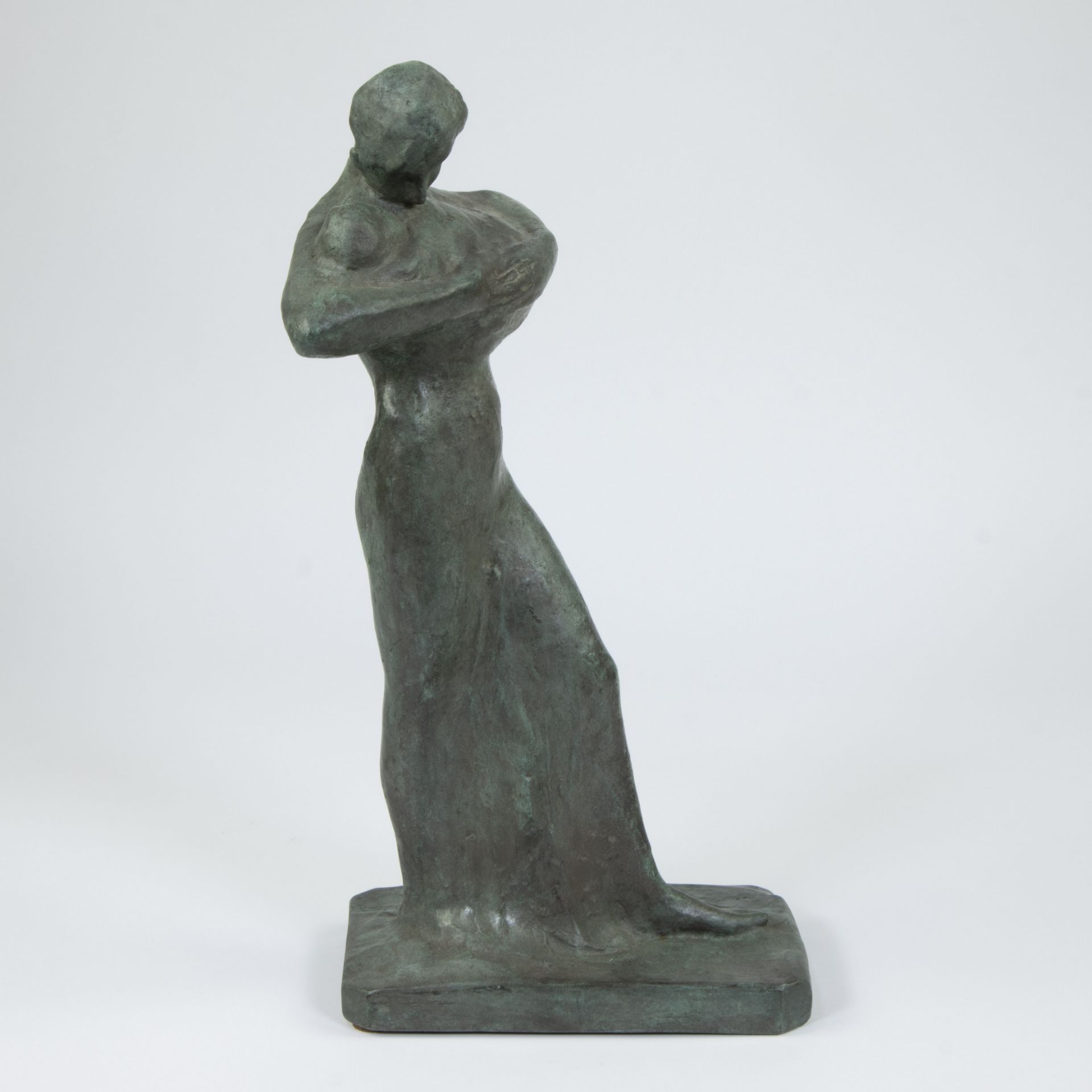 George MINNE (1866-1941), bronze Mother and child, signed and dated 1928 - Bild 6 aus 8