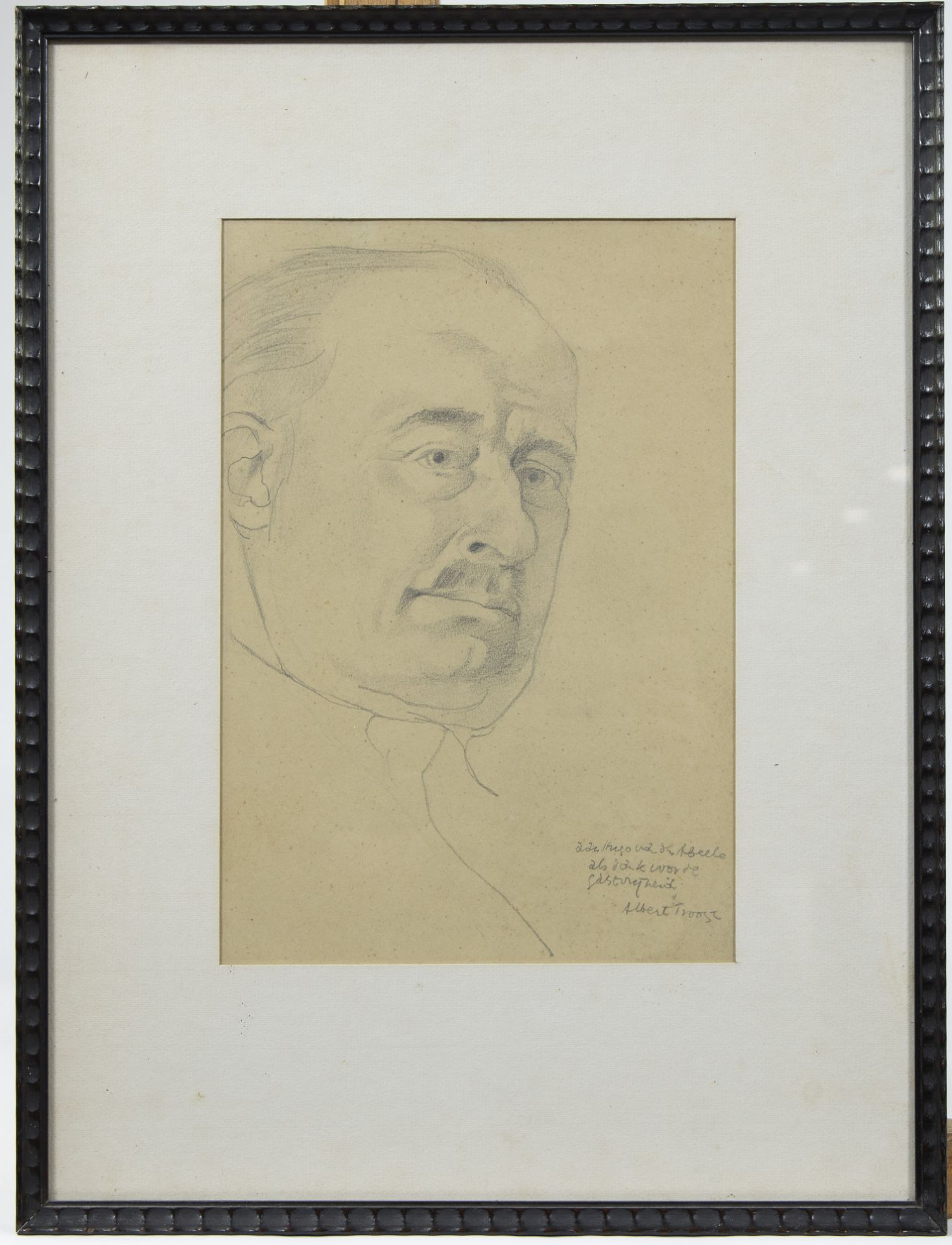 Collection of drawings, portrait of Kamiel Huysmans '32, pencil drawing Albert Troost and charcoal K - Image 7 of 10