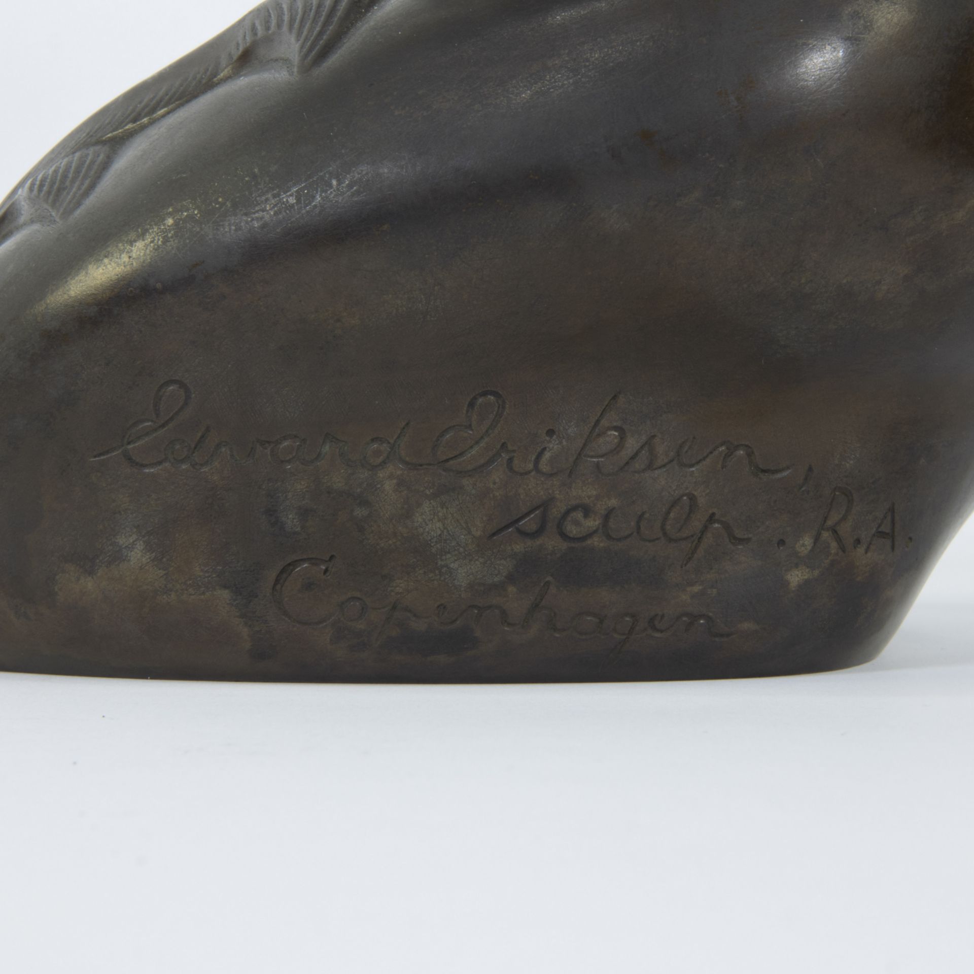 Edvard ERIKSEN (1876-1959), bronze sculpture The Little Mermaid, signed - Image 5 of 5