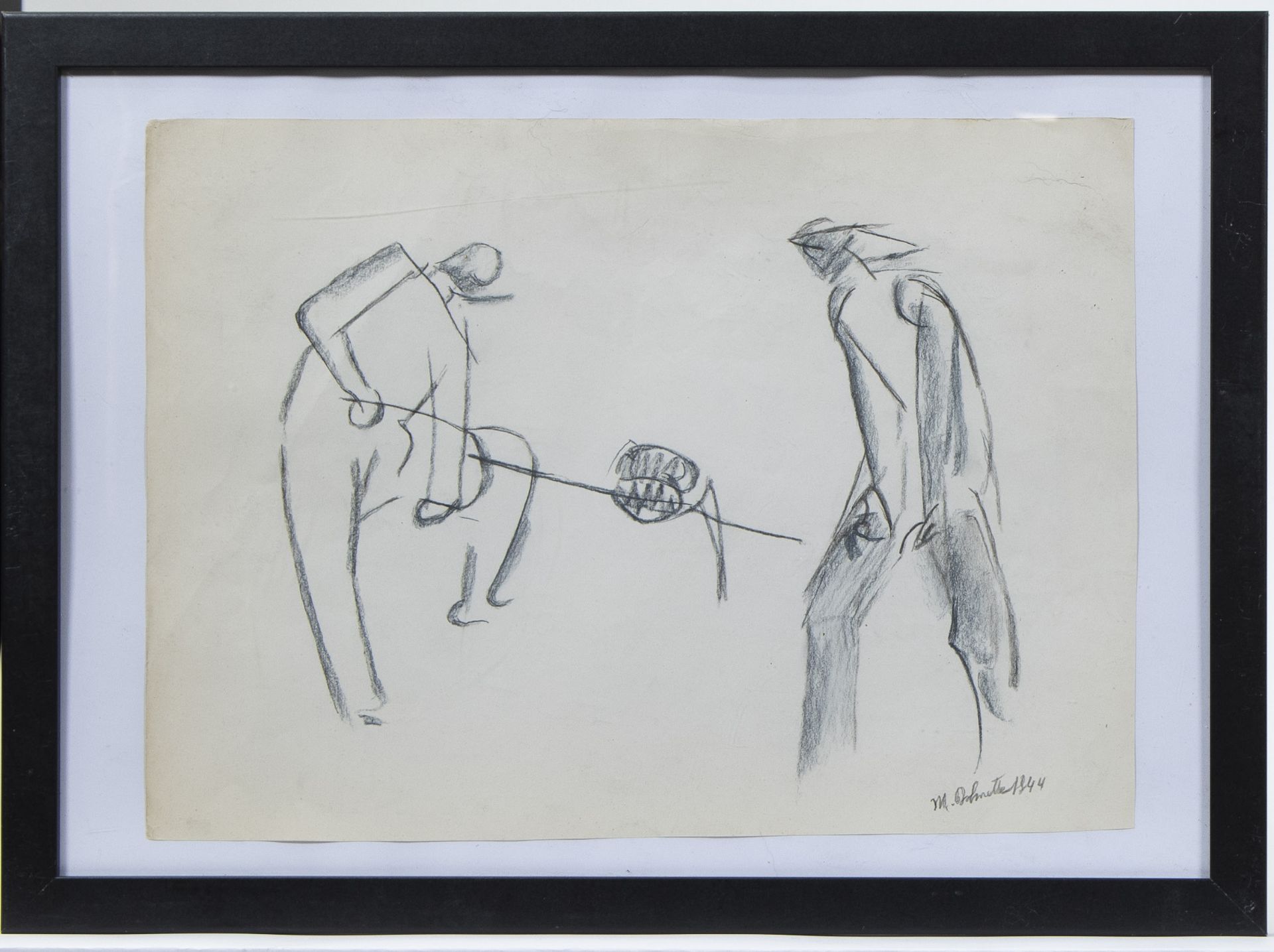 Marcel DELMOTTE (1901-1984), 3 drawings, signed and dated 1944 - Bild 9 aus 10