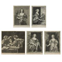 Collection of engravings after Anton Van Dyck