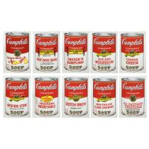 Andy WARHOL (1928-1987) (after), series of 10 screenprints Campbell's II soup after original 1969 ed