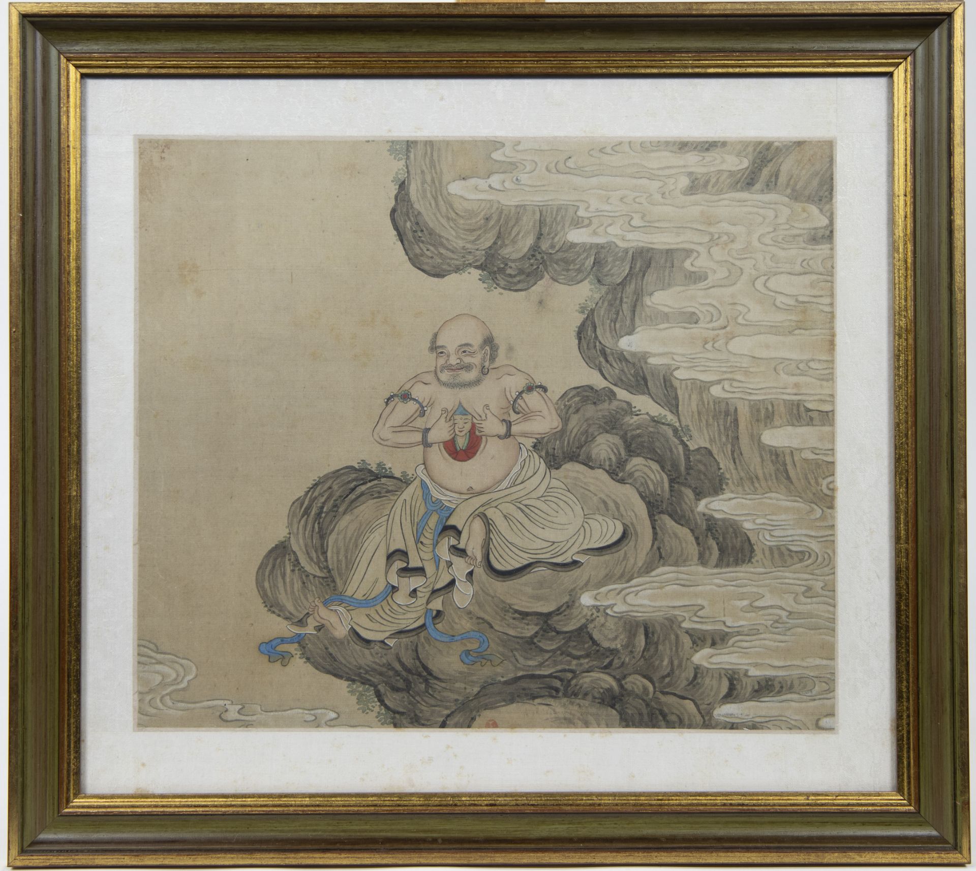 Set of 13 Chinese coloured drawings on silk, 19th century, some are signed - Image 5 of 17