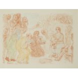 James ENSOR (1860-1949), lithograph from the series Scènes de la vie du Christ, signed in the plate