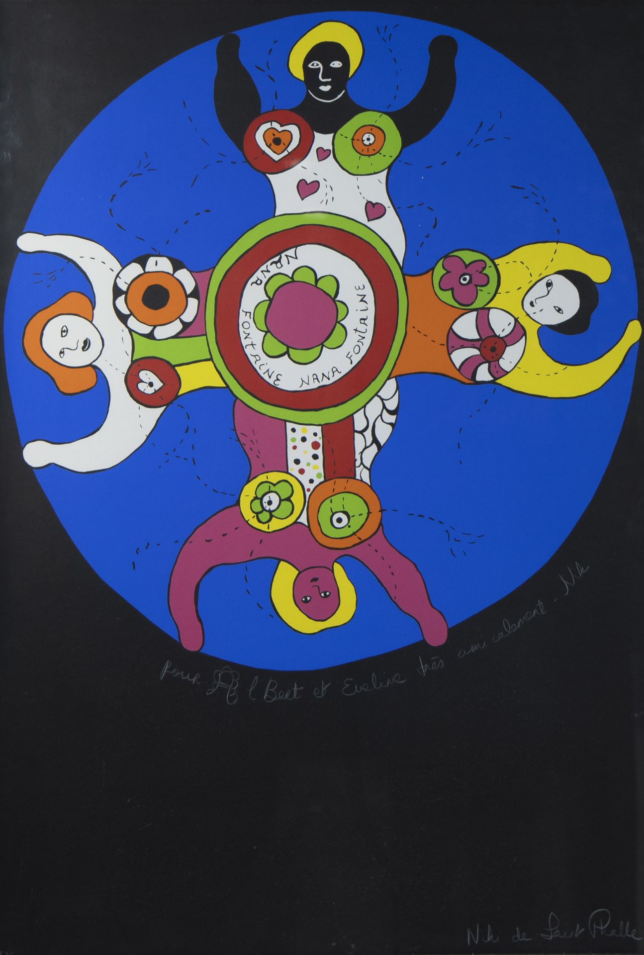 Niki DE SAINT-PHALLE (1930-2002), colour screenprint 'Nana Fontaine', numbered 7/75 and signed