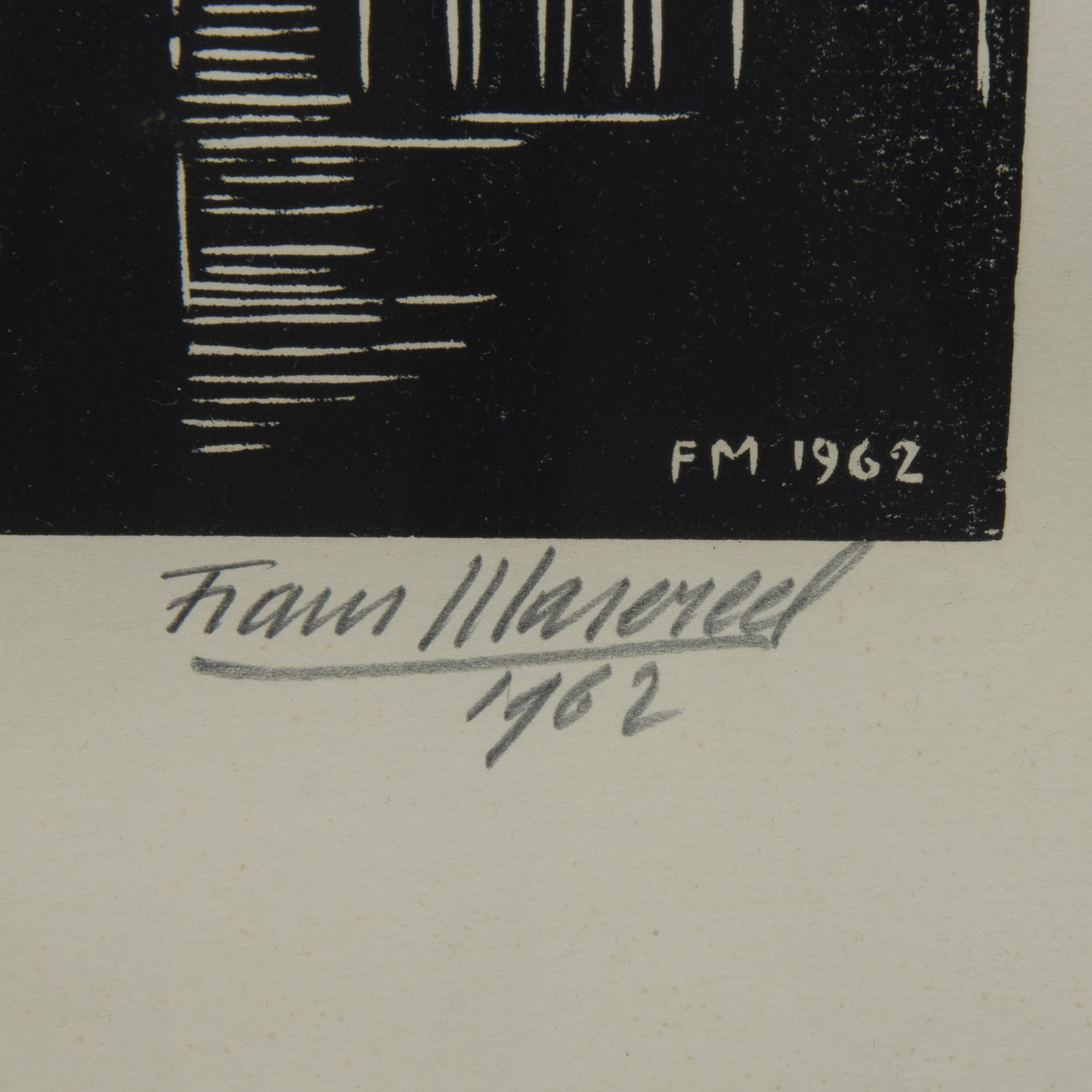 Frans MASEREEL (1889-1972), woodcut 'Gents grootheid leidt haar toekomst', numbered 97/750, signed a - Image 3 of 4