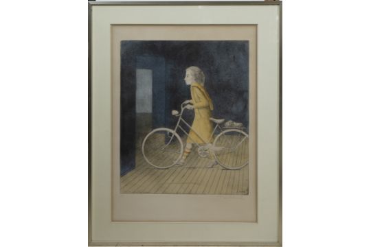 Roland DEVOLDER (1938), etching and 2 drawings, signed - Bild 6 aus 9