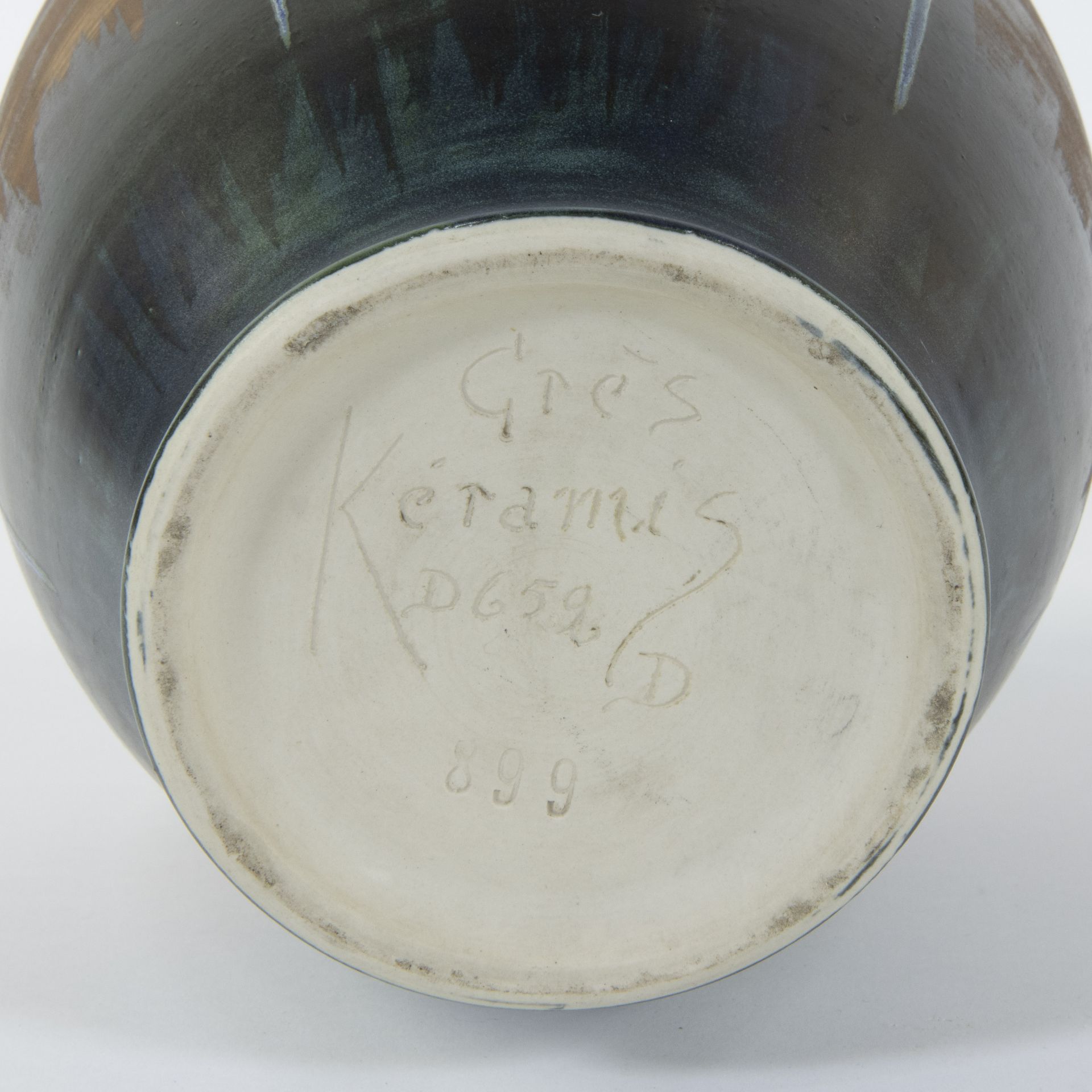 Charles Catteau (1880-1966) Keramis grès vase D659, marked - Bild 5 aus 5