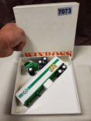 Winross Truck Tractor With Van Trailer