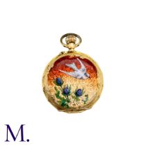 CUIVRE. An Enamel Pocket Watch