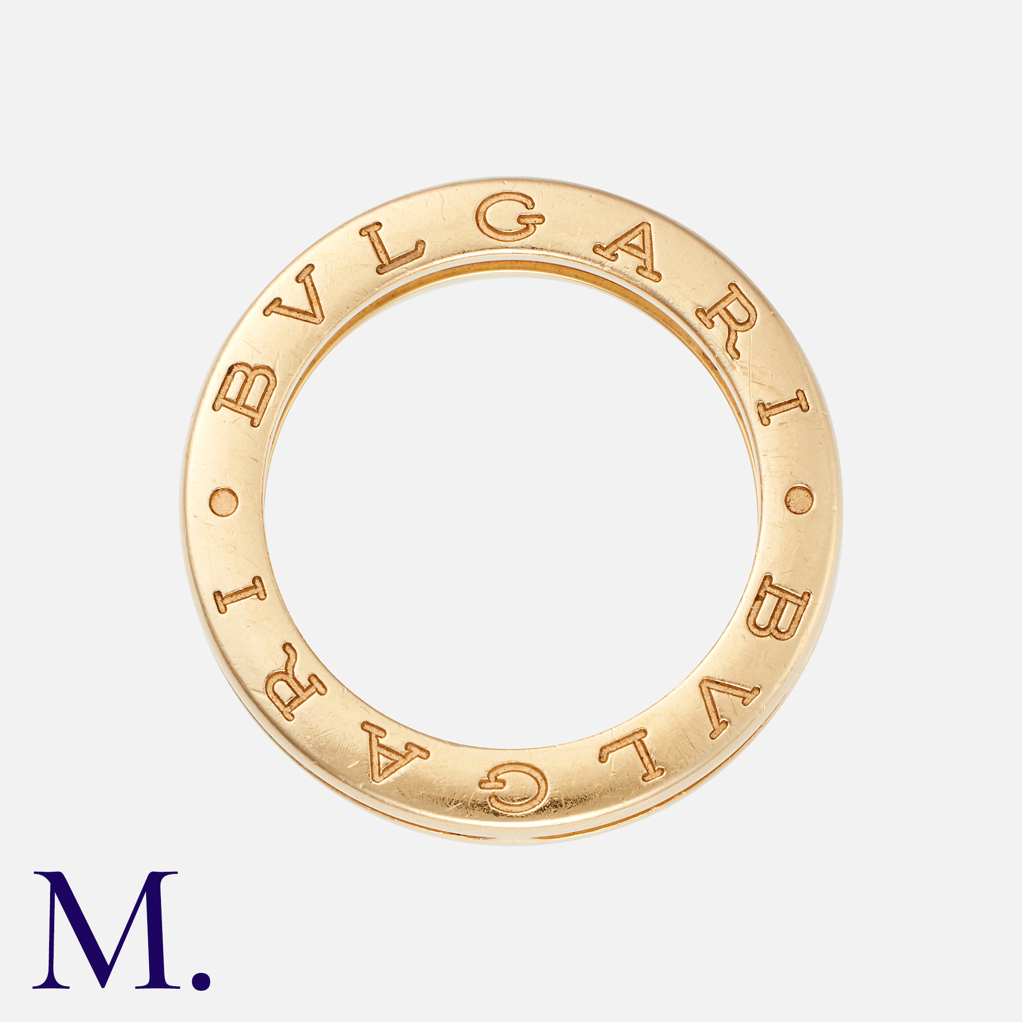BULGARI. A B.Zero1 1-Band Ring in 18K yellow gold. Signed Bulgari and marked for 18ct gold. Size: - Image 2 of 2