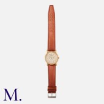 MOVADO. A Vintage Triple Calendar dress watch, manual wind, the circular brushed dial with French