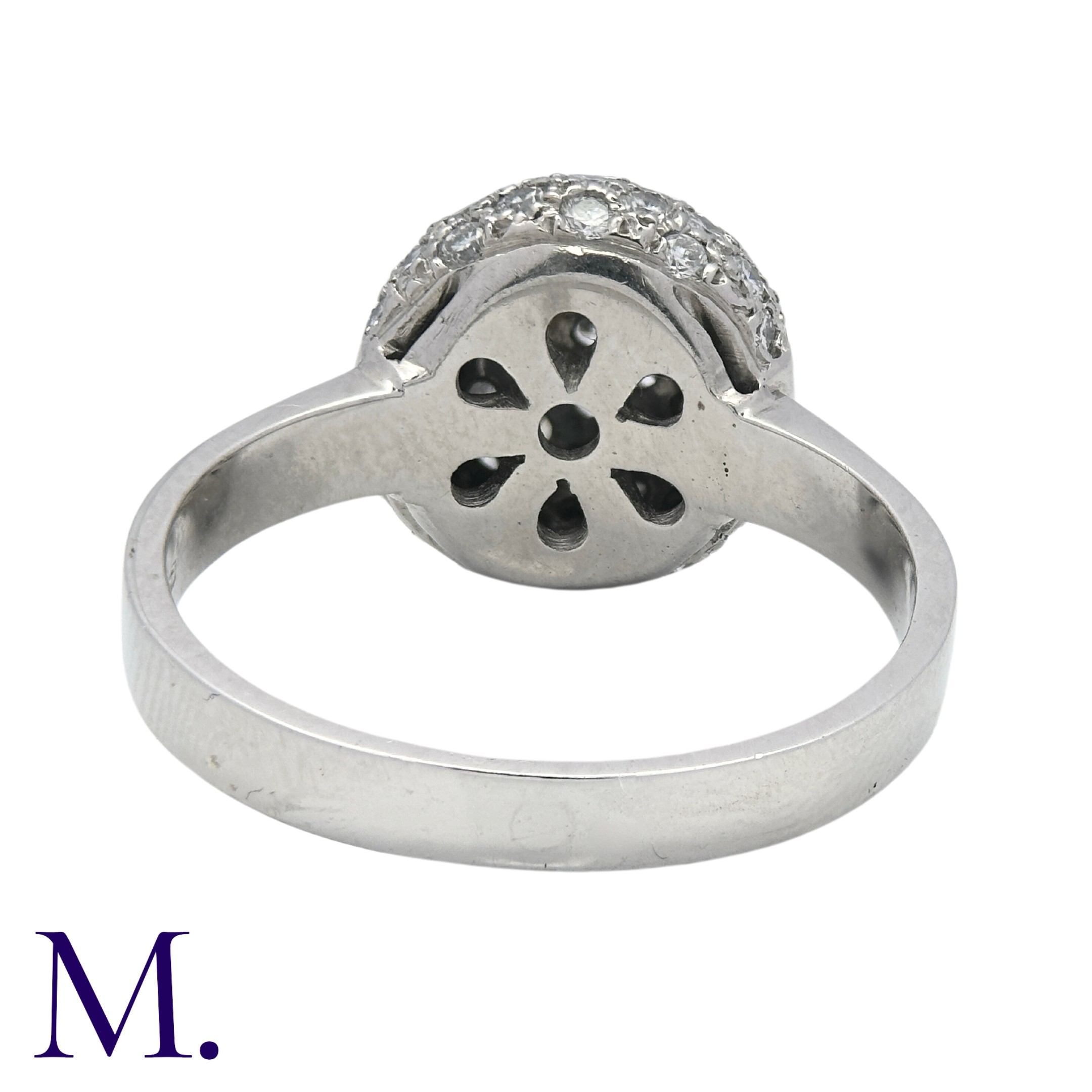 A Diamond Ball Cluster Ring in 18K white gold, set with approximately 1.5ct of brilliant cut - Image 5 of 5