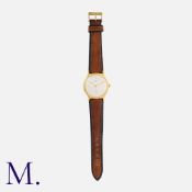 LONGINES, A Vintage Gents Wristwatch in 18k yellow gold, with Longines Cal 27m, 17 Jewel Manual wind