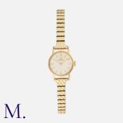 OMEGA, A Vintage Ladies Wristwatch in 9k yellow gold, with Omega Cal 620, 17 jewel, manual wind