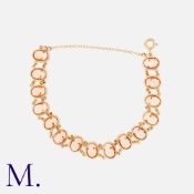 NO RESERVE. A Cameo Bracelet in 9k yellow gold, comprising a series of fifteen oval carved cameos