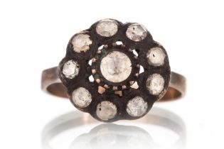 DIAMOND CLUSTER RING,