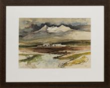 * GORDON HOPE WYLLIE RSW (SCOTTISH 1930 - 2005), SLIGACHAN AND SGURR NAN GILLEAN, SKYE