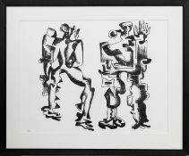 OSSIP ZADKINE (RUSSIAN/FRENCH 1888 - 1967), TWO FIGURES