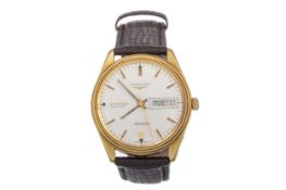LONGINES ADMIRAL GOLD PLATED AUTOMATIC WRIST WATCH,