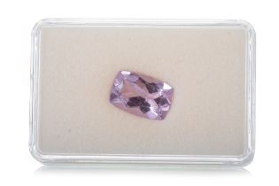 CERTIFICATED UNMOUNTED AMETHYST,