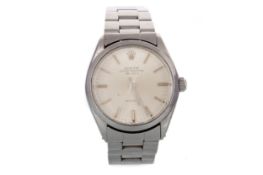 ROLEX AIR KING STAINLESS STEEL AUTOMATIC WRIST WATCH,