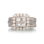 DIAMOND DRESS RING WITH JACKET,