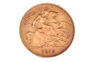 GOLD HALF SOVEREIGN,