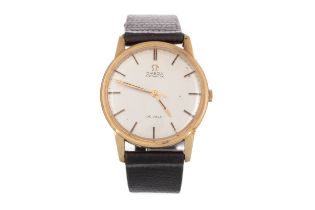 OMEGA DE VILLE NINE CARAT GOLD AUTOMATIC WRIST WATCH,