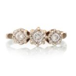 DIAMOND THREE STONE RING