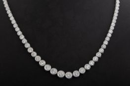 DIAMOND RIVIERE NECKLACE,