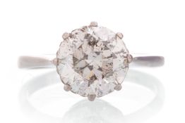 CERTIFICATED DIAMOND SOLITAIRE RING,