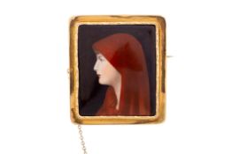 LIMOGES BROOCH,