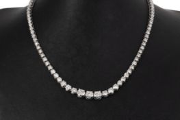 DIAMOND RIVIERE NECKLACE,